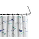 Artikelbild 1 für WENKO Metall Duschvorhangstange L-Form, Artikelnummer 664472