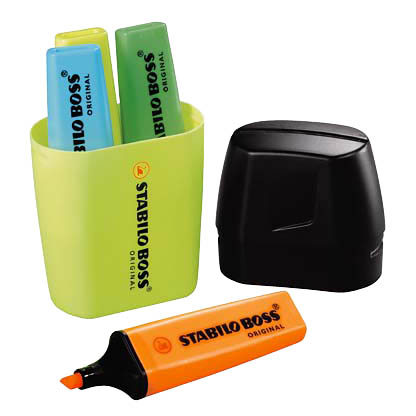 Artikelbild 14 für STABILO BOSS ORIGINAL Textmarker farbsortiert, 4 St., Artikelnummer 241406