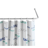 Artikelbild 1 für WENKO Metall Duschvorhangstange L-Form, Artikelnummer 664567