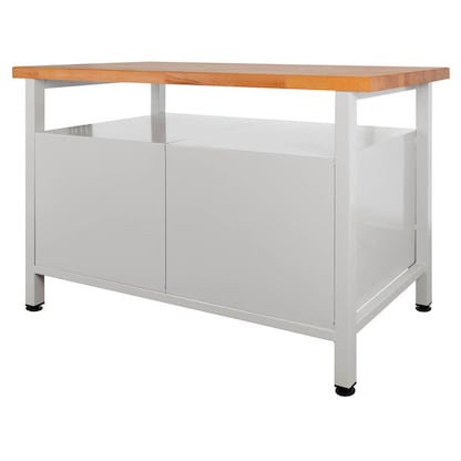 Artikelbild 2 für ADB Werkbank lichtgrau, anthrazitgrau 120,0 x 60,0 x 84,0 cm, Artikelnummer 204919