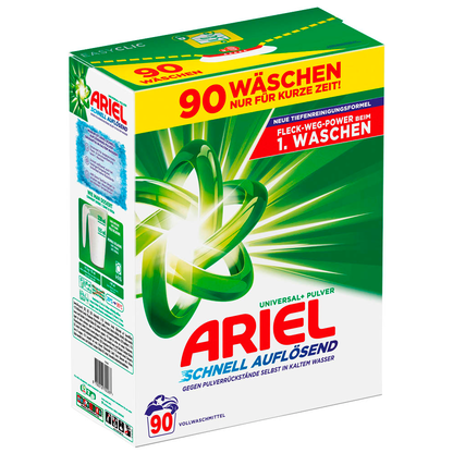 Artikelbild für ARIEL UNIVERSAL+ Waschmittel Pulver, 4,95 kg, Artikelnummer 526966