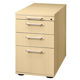 Artikelbild 1 für HAMMERBACHER Solid Standcontainer ahorn 4 Auszüge 42,8 x 80,0 x 72,0 - 76,0 cm, Artikelnummer 984492