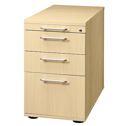 Artikelbild für HAMMERBACHER Solid Standcontainer ahorn 4 Auszüge 42,8 x 80,0 x 72,0 - 76,0 cm, Artikelnummer 984492