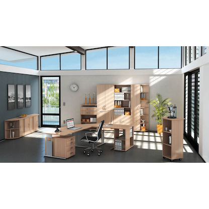 Artikelbild 3 für geramöbel Schiebetürenschrank Flex, S-312353-BB buche 2 Fachböden 120,0 x 42,5 x 118,2 cm, Artikelnummer 877249