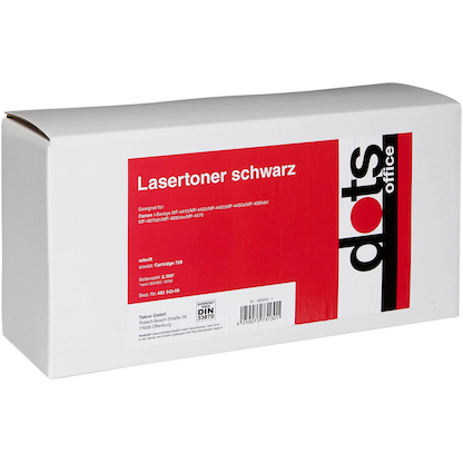 Artikelbild 3 für dots schwarz Toner kompatibel zu Canon 728 BK, Artikelnummer 483343