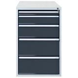 Artikelbild 1 für ADB Schubladenbox anthrazit 51515, mit 5 Schubladen, Artikelnummer 205058