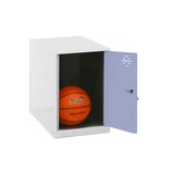 Artikelbild 1 für Simonrack Spind SIMONLOCKER DISM weiß, grau 8425437116483, 1 Schließfach 30,0 x 50,0 x 47,5 cm, Artikelnummer 354759