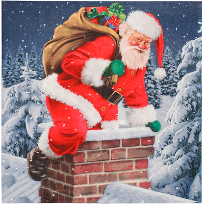 Artikelbild für PAPSTAR Servietten Down the Chimney 20 St., Artikelnummer 312938