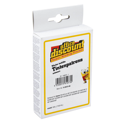 Artikelbild 2 für office discount schwarz Druckerpatrone kompatibel zu EPSON 16XL / T1631XL, Artikelnummer 146973