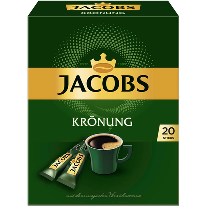 Artikelbild 4 für JACOBS Krönung Instantkaffee, kräftig, 20 St., Artikelnummer 799039