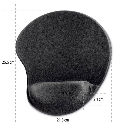 Artikelbild 5 für hama Mousepad mit Handgelenkauflage Ergonomic schwarz, Artikelnummer 554795
