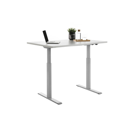 Artikelbild 4 für Topstar E-Table elektrisch höhenverstellbarer Schreibtisch lichtgrau rechteckig, T-Fuß-Gestell grau 120,0 x 80,0 cm, Artikelnummer 501211
