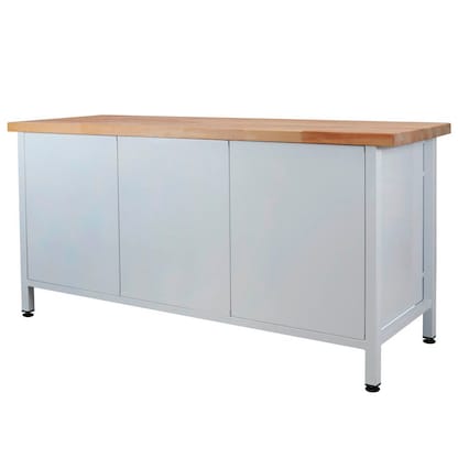 Artikelbild 2 für ADB Werkbank lichtgrau, anthrazitgrau 7 Schubladen 170,0 x 60,0 x 84,0 cm, Artikelnummer 205019