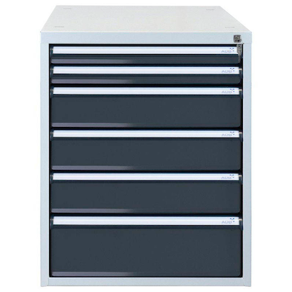 Artikelbild 14 für ADB Schubladenbox anthrazit 51526, mit 6 Schubladen, Artikelnummer 205066