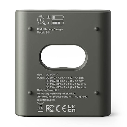Artikelbild 2 für GP DE B441 USB-Akku-Ladegerät inkl. Akkus, Artikelnummer 723277