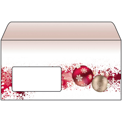 Artikelbild für 50 SIGEL Weihnachtsbriefumschläge Frozen DIN lang mit Fenster, Artikelnummer 323410