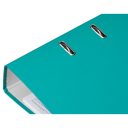 Artikelbild 4 für DONAU Klassik Ordner türkis Karton 7,5 cm DIN A4, Artikelnummer 345199