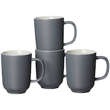 Artikelbild 1 für 4 FliRt by R&B Kaffeetassen JASPER grau 0,28 l, Artikelnummer 174241