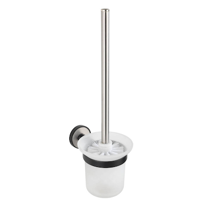 Artikelbild 3 für WENKO WC-Garnitur Udine weiß, silber Metall, Artikelnummer 814721