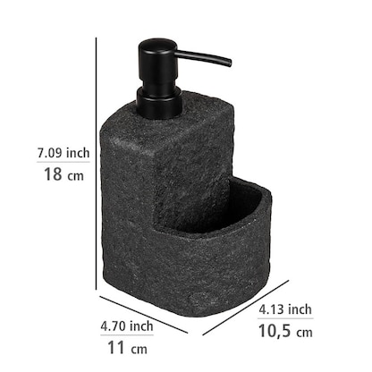 Artikelbild 5 für WENKO Seifenspender Festival 54667100 schwarz Beton 380,0 ml, Artikelnummer 807972