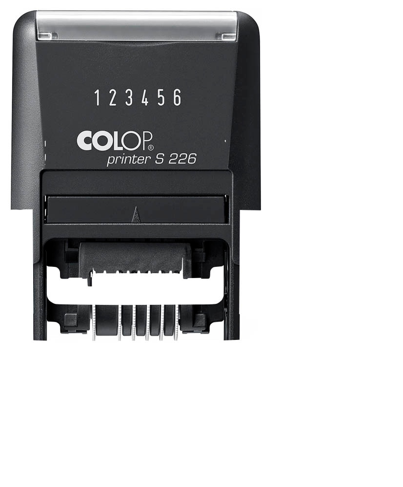 COLOP Ziffernstempel Printer S 226N selbstfärbend schwarz ohne Logo, 1 ...