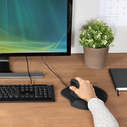 Artikelbild 6 für hama Mousepad mit Handgelenkauflage Ergonomic schwarz, Artikelnummer 554795