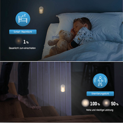 Artikelbild 12 für ANSMANN Mini LED-Sensor NL25B LED Nachtlicht weiß 9,0 cm, Artikelnummer 775967