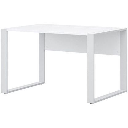 Artikelbild für röhr direct.office Schreibtisch weiß rechteckig, Kufen-Gestell weiß 120,0 x 80,0 cm, Artikelnummer 460802
