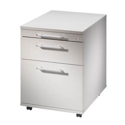 Artikelbild 2 für HAMMERBACHER AC20 Rollcontainer lichtgrau 3 Auszüge 42,8 x 58,0 x 59,0 cm, Artikelnummer 984393