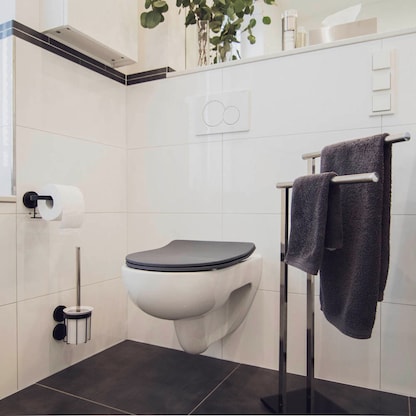 Artikelbild 2 für WENKO WC-Sitz mit Absenkautomatik Sedilo grau, Artikelnummer 813354