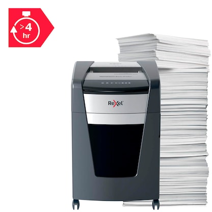 Artikelbild 9 für Rexel XP420+ Aktenvernichter mit Partikelschnitt P-4, 4 x 35 mm, bis 21,0 l, grau, Artikelnummer 255819