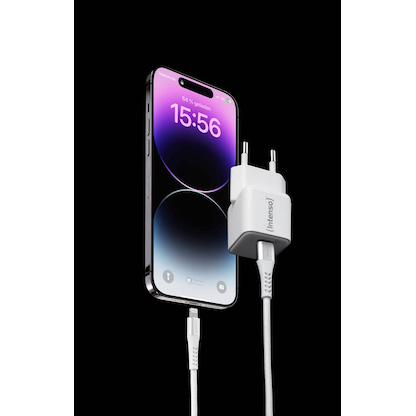 Artikelbild 2 für Intenso W30C + C315L Lightning-Kabel GaN-Ladeadapter weiß, 30 Watt, Artikelnummer 514376