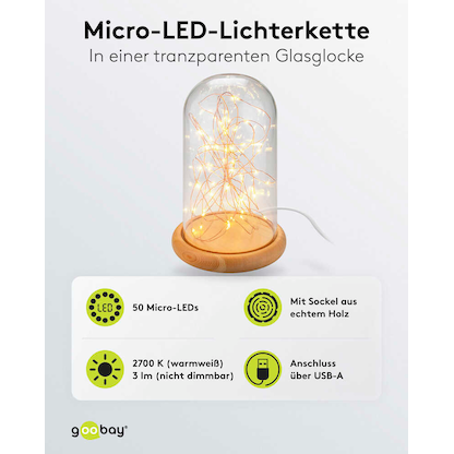 Artikelbild 6 für goobay LED Dekoleuchte transparent, Artikelnummer 725311