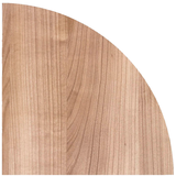 Artikelbild 1 für HAMMERBACHER Verbindungsplatte Savona nussbaum, dreieckig abgerundet 80,0 x 80,0 x 2,5 cm, Artikelnummer 166734