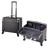 Artikelbild 1 für ALUMAXX Pilotenkoffer PANDORA Aluminium schwarz 47,0 x 25,0 x 36,0 cm, Artikelnummer 348627