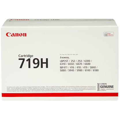 Artikelbild 4 für Canon 719H BK schwarz Toner, Artikelnummer 559062