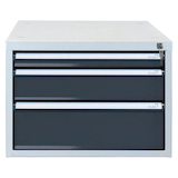 Artikelbild 1 für ADB Schubladenbox anthrazit 51541, mit 3 Schubladen, Artikelnummer 205159