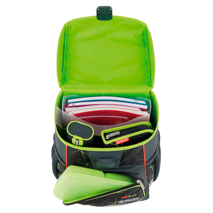 Artikelbild 4 für herlitz Schulranzen-Set Loop Plus Wild Life Kunstfaser grau, Artikelnummer 271488