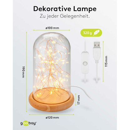 Artikelbild 7 für goobay LED Dekoleuchte transparent, Artikelnummer 725311