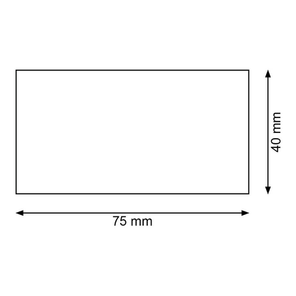 Artikelbild 2 für 300 EICHNER Magnetschilder weiß 4,0 x 7,5 cm, Artikelnummer 702926