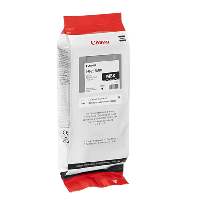 Artikelbild 2 für Canon PFI-207 MBK matt schwarz Druckerpatrone, Artikelnummer 133970