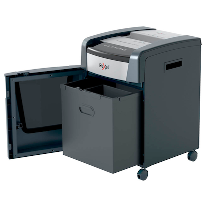 Artikelbild 10 für Rexel XP420+ Aktenvernichter mit Partikelschnitt P-4, 4 x 35 mm, bis 21,0 l, grau, Artikelnummer 255819