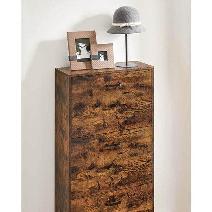 Artikelbild 5 für VASAGLE Schuhschrank, LBC030X01 braun keine Fachböden 60,0 x 24,0 x 120,0 cm, Artikelnummer 289346