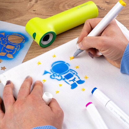 Artikelbild 13 für sax design Airbrushset für Kinder farbsortiert, Artikelnummer 350106