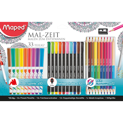 Artikelbild 9 für maped Mal-Zeit Malset farbsortiert, 1 Set, Artikelnummer 355608