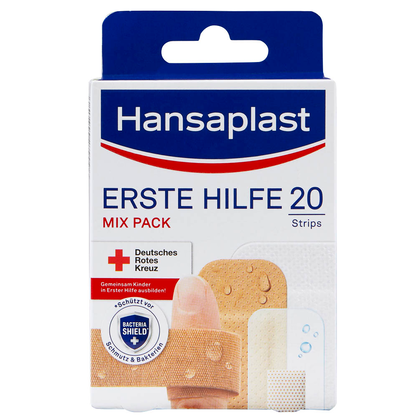 Artikelbild 2 für Hansaplast Pflaster ERSTE HILFE MIX 2049762 beige, weiß, 20 St., Artikelnummer 148716