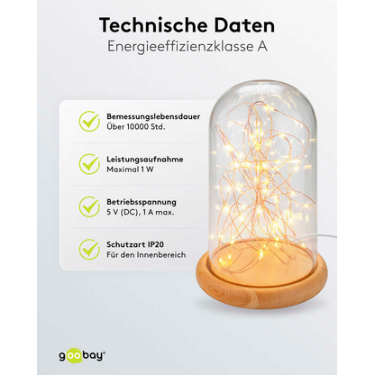 Artikelbild 9 für goobay LED Dekoleuchte transparent, Artikelnummer 725311