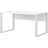 Artikelbild 1 für röhr direct.office Schreibtisch weiß rechteckig, Kufen-Gestell weiß 150,0 x 80,0 cm, Artikelnummer 460838