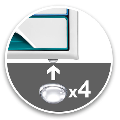 Artikelbild 2 für cep Schubladenbox Smoove Secure weiß/bunt 1073110511, DIN A4 mit 4 Schubladen, Artikelnummer 360567