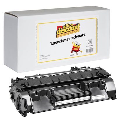 Artikelbild 3 für office discount schwarz Toner kompatibel zu HP 05A (CE505A), Artikelnummer 315186